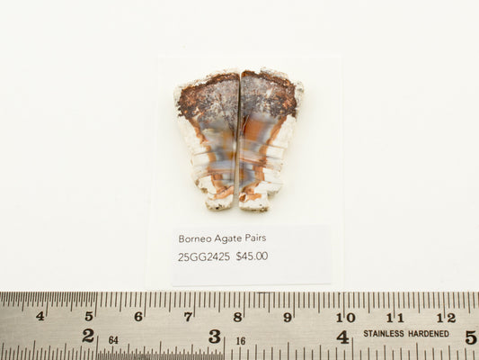 Borneo Agate Pairs