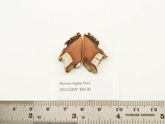 Borneo Agate Pairs
