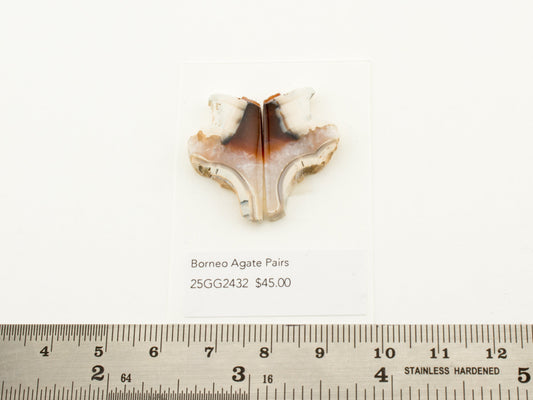 Borneo Agate Pairs