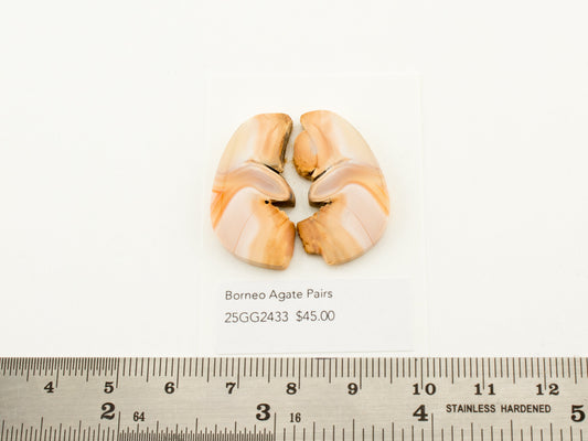 Borneo Agate Pairs
