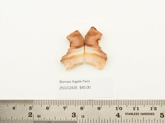 Borneo Agate Pairs