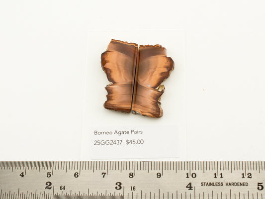 Borneo Agate Pairs