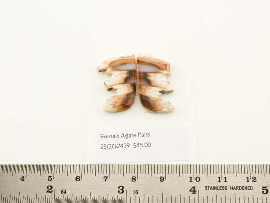 Borneo Agate Pairs