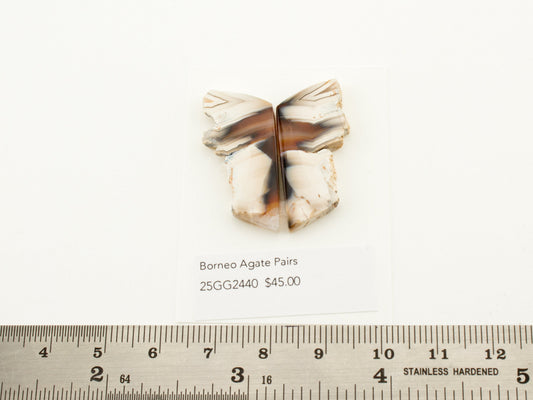 Borneo Agate Pairs