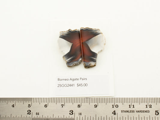 Borneo Agate Pairs
