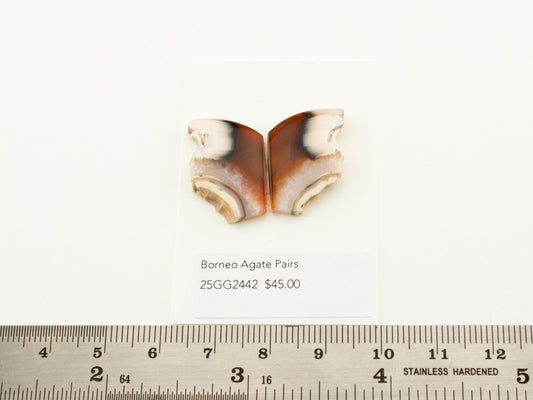 Borneo Agate Pairs