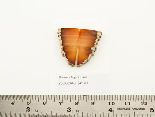 Borneo Agate Pairs