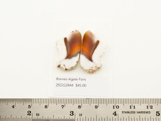 Borneo Agate Pairs