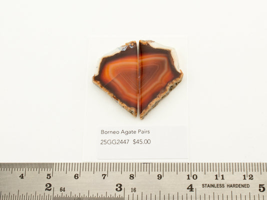 Borneo Agate Pairs