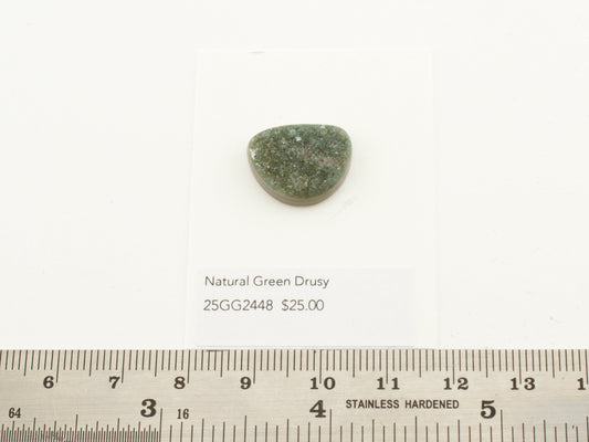 Natural Green Drusy