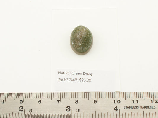 Natural Green Drusy