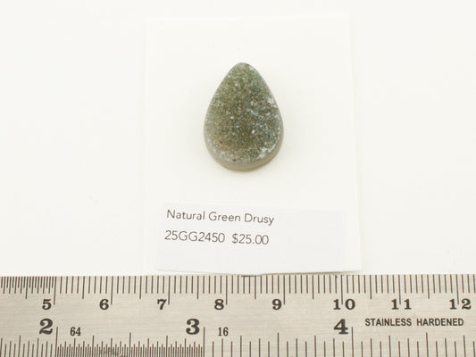 Natural Green Drusy