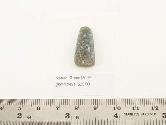 Natural Green Drusy