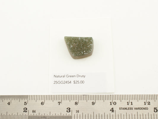 Natural Green Drusy