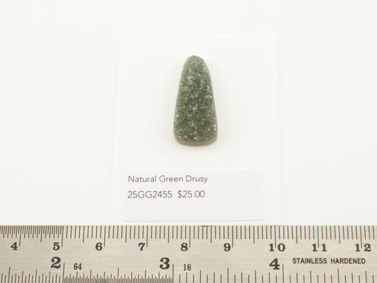 Natural Green Drusy