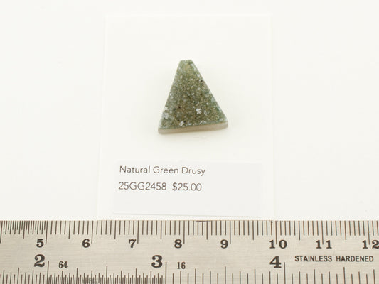 Natural Green Drusy