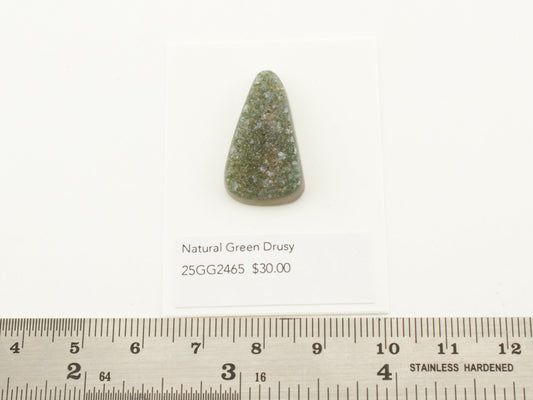 Natural Green Drusy
