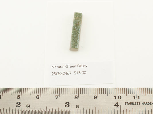 Natural Green Drusy