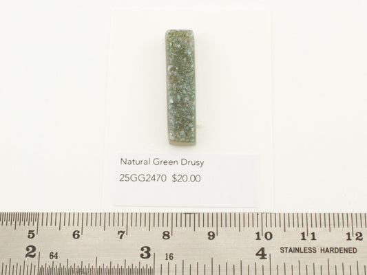 Natural Green Drusy