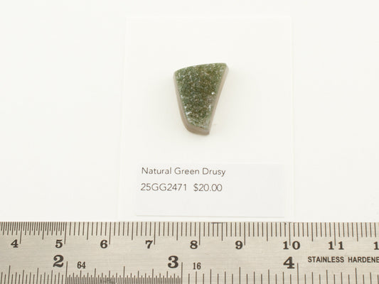 Natural Green Drusy