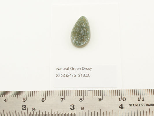 Natural Green Drusy
