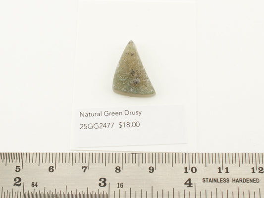Natural Green Drusy