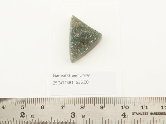 Natural Green Drusy