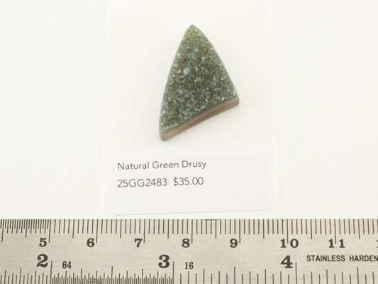 Natural Green Drusy
