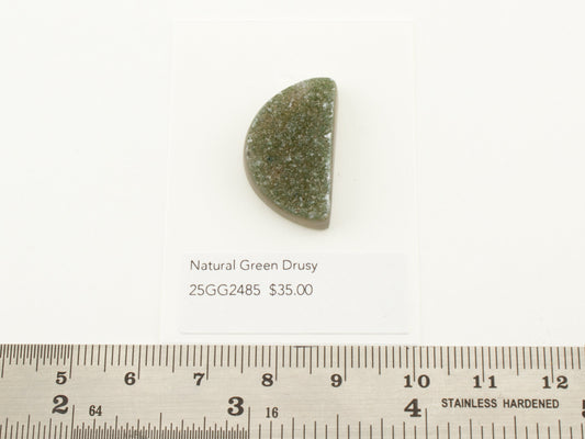 Natural Green Drusy