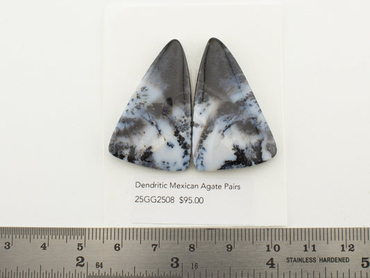 Dendritic Mexican Agate Pairs