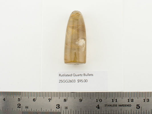 Rutilated Quartz Bullets