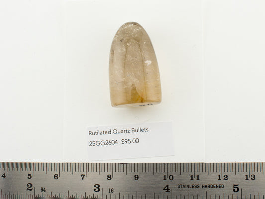 Rutilated Quartz Bullets