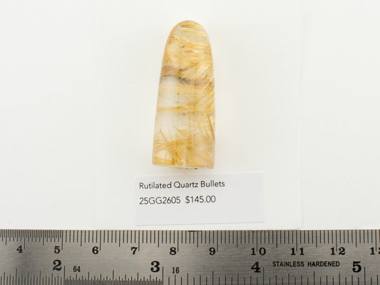 Rutilated Quartz Bullets