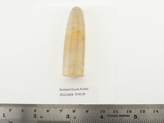 Rutilated Quartz Bullets