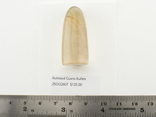 Rutilated Quartz Bullets
