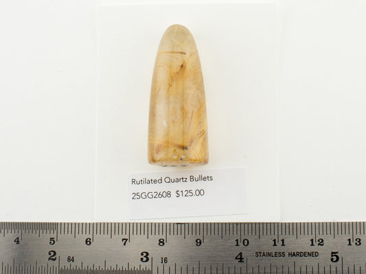 Rutilated Quartz Bullets