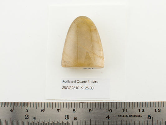 Rutilated Quartz Bullets