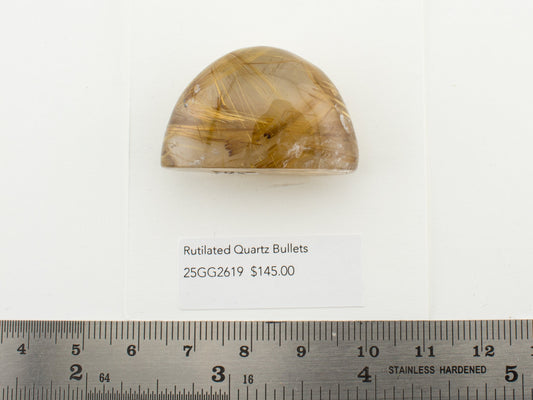 Rutilated Quartz Bullets