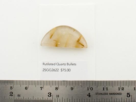 Rutilated Quartz Bullets