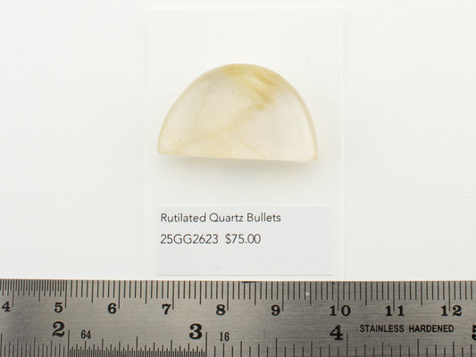 Rutilated Quartz Bullets