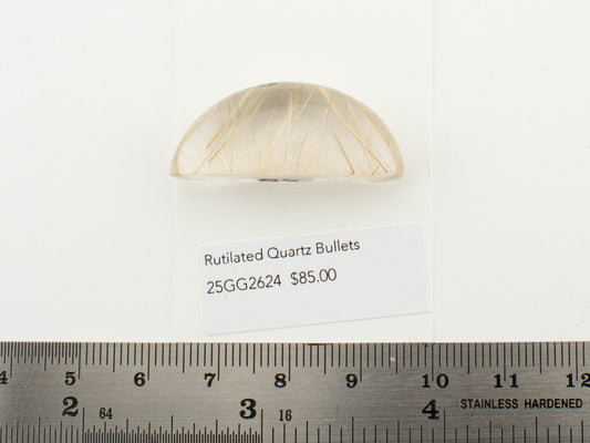 Rutilated Quartz Bullets