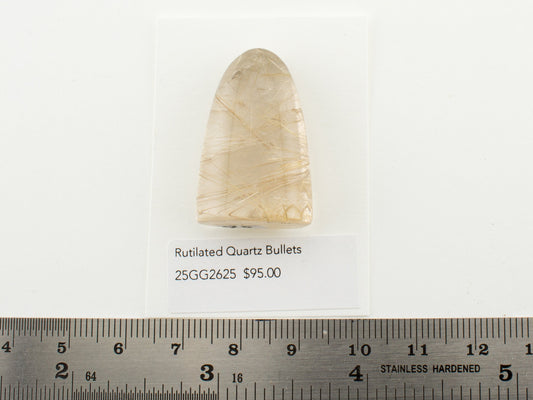 Rutilated Quartz Bullets