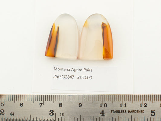 Montana Agate Pairs