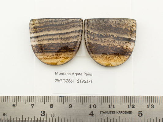 Montana Agate Pairs