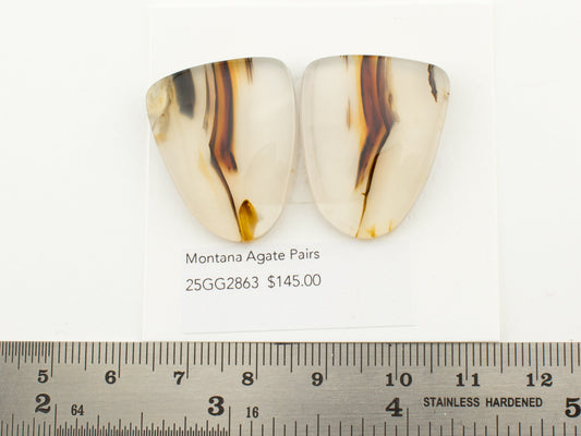 Montana Agate Pairs