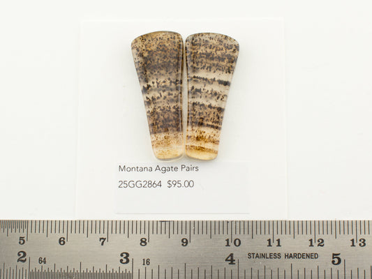 Montana Agate Pairs