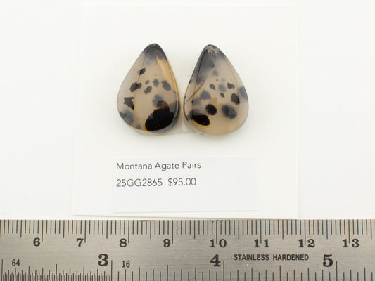Montana Agate Pairs