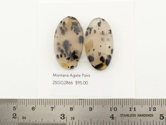Montana Agate Pairs