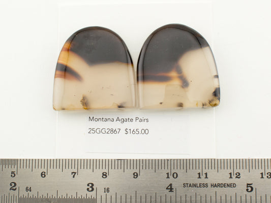 Montana Agate Pairs