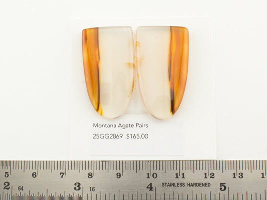 Montana Agate Pairs